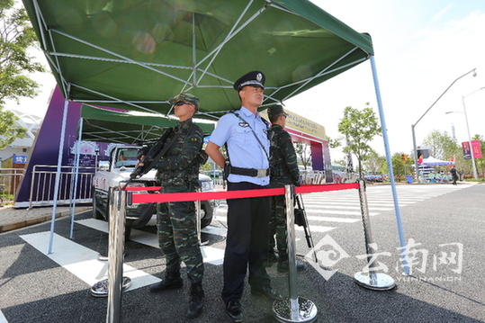  武警昆明支队信息化装备助力“南博会”安保（图）