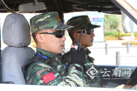  武警昆明支队信息化装备助力“南博会”安保（图）