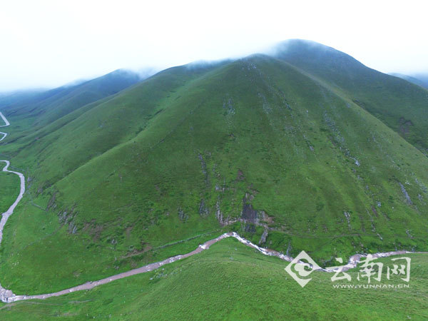 【航拍】白云绿地交织的梦境 用镜头捕捉会泽大海草山的美丽瞬间