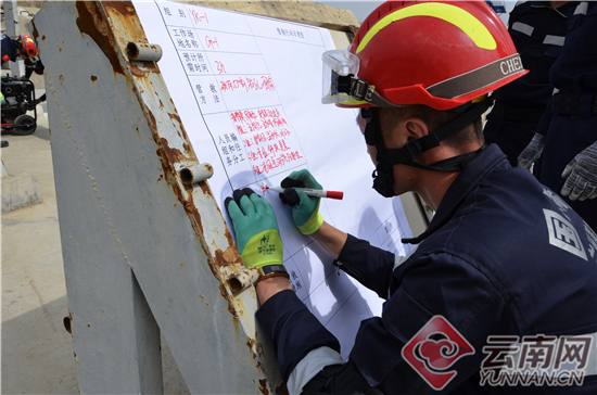 云南森林消防55名灭火尖兵到西北参加地震救援技能培训
