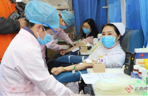 云南省第一人民医院医务人员献血64400毫升 用行动助力抗疫