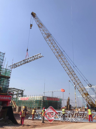 昆明空港经济区首个建设项目复工