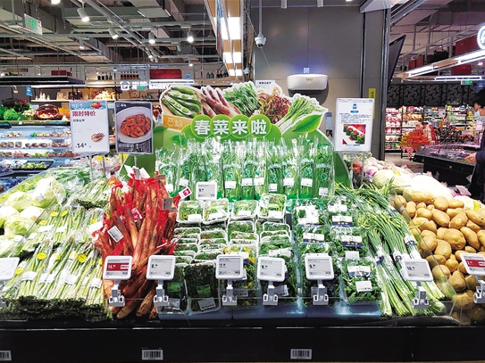 本地野菜“飞”出云南 3月时令野菜上市了