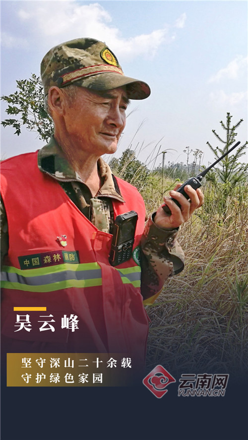 云南红河：老党员二十年奉献 守护绿水青山