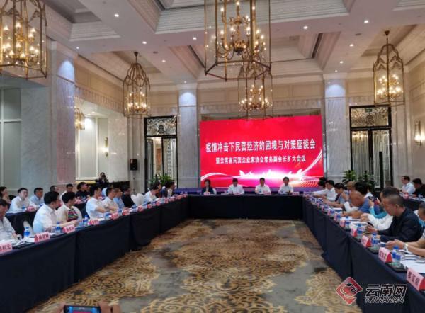 云南省“疫情冲击下民营经济的困境与对策座谈会”在昆举行