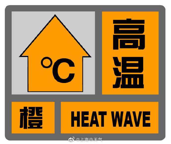上海高温预警由黄色升级为橙色 预计最高气温将超37℃