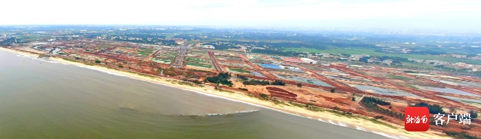海口江东新区湿地保护“两河一带”项目（示范段）预计10月中旬完工