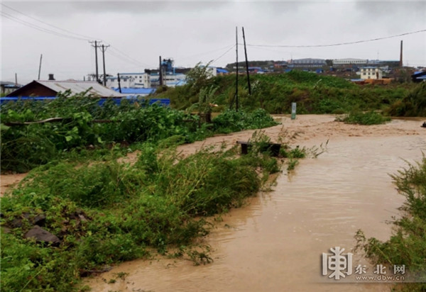 【视频】村民受困洪水民警紧急救援