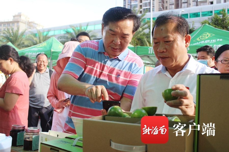 海南省残联党员干部积极参与海南消费扶贫月活动