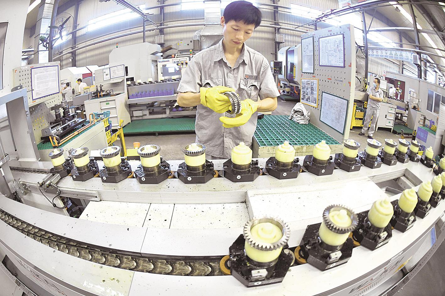 张湾工业总产值同比增长16%