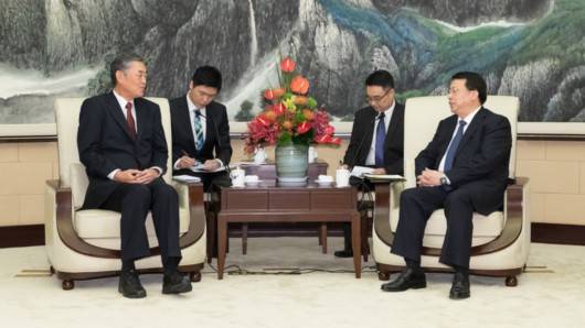 上海市长会见日本驻华大使，大使称在这方面有着坚定信心
