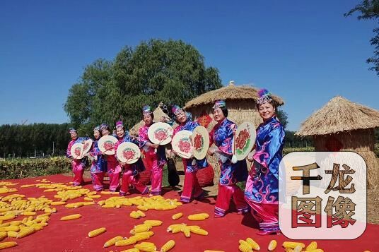 北京丰台区王佐镇举行农民艺术节市民田间感受丰收喜悦