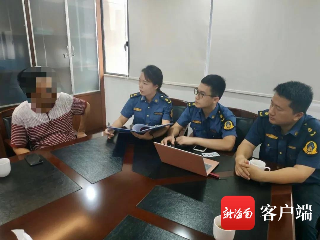 海南省查处一起跨省船舶非法营运案件