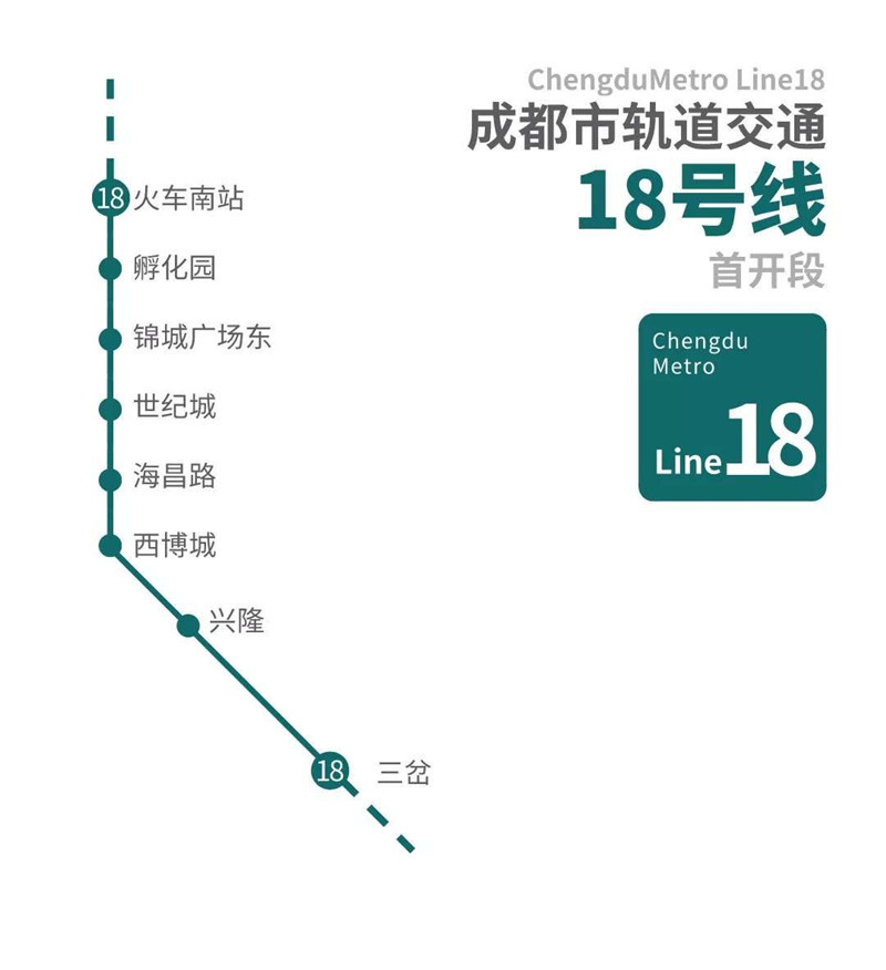 成都地铁18号线开通 市民体验“全国最快”：以后上班不挤了