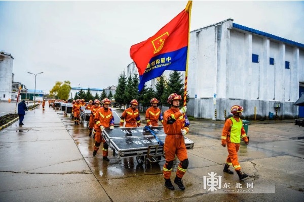【视频】省消防总队实战演练跨区域地震救援