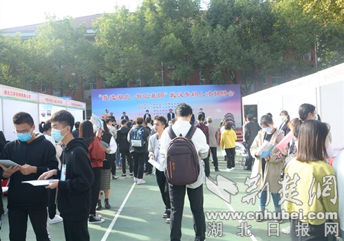 枣阳市人社局赴武汉举办招聘会 186人达成就业意向