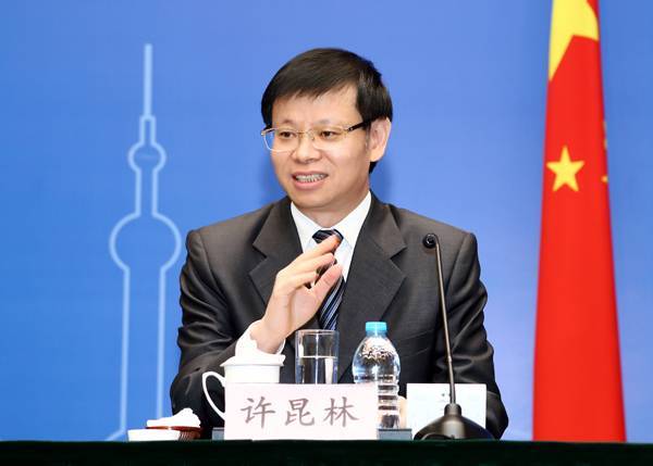 许昆林不再担任上海市副市长 已任苏州市委书记