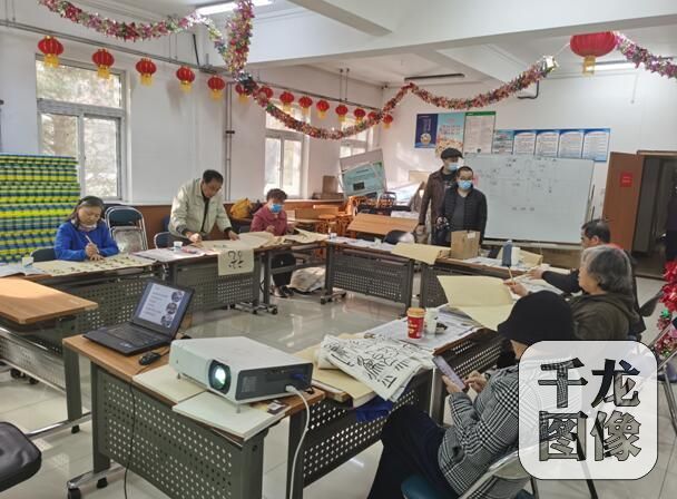 北京门头沟区城子街道举办“书法助力LOGO设计”活动