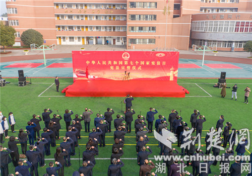樊城区开展第七个国家宪法日宪法宣誓活动