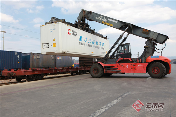 云南：铁路冷链鲜活运输达7.6万吨