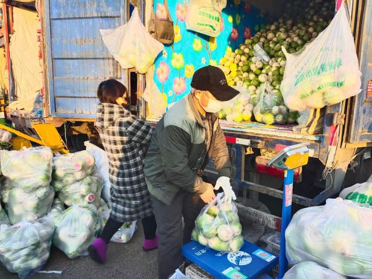 新发地市场储备菜充足，遇极端天气可保北京供应3天