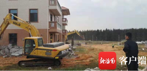 外省老板跟文昌村民买农用地建7栋别墅，全拆了！