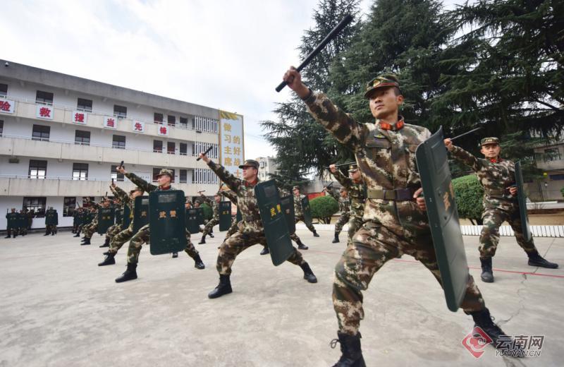 热血沸腾铁骨铮铮,武警曲靖支队全面吹响练兵备战号角