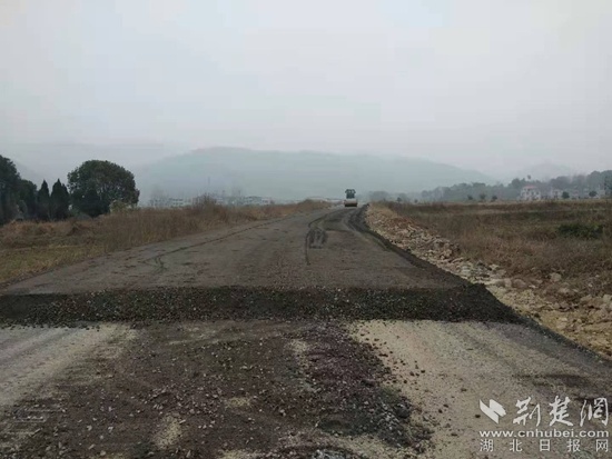 阳新县白沙镇白陶公路改造项目全面建设完成