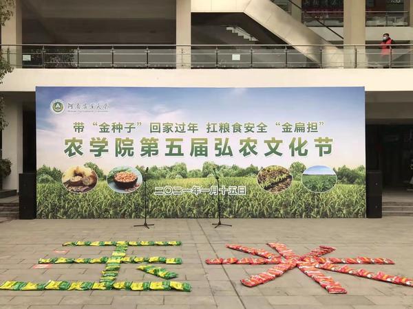 带“金种子”回家过年 河南农业大学举行第五届弘农文化节