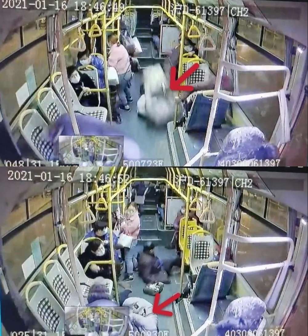 上海公交车急刹致一女子摔倒身亡 官方回应！