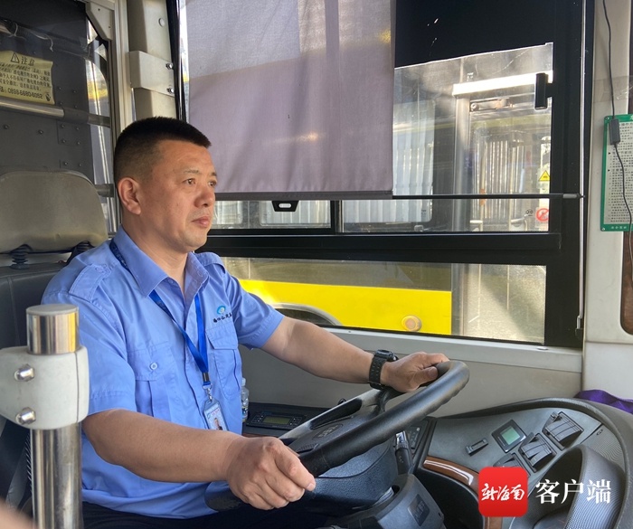 海口公交司机刘爱军：今年过年留海口 为市民安全出行服务