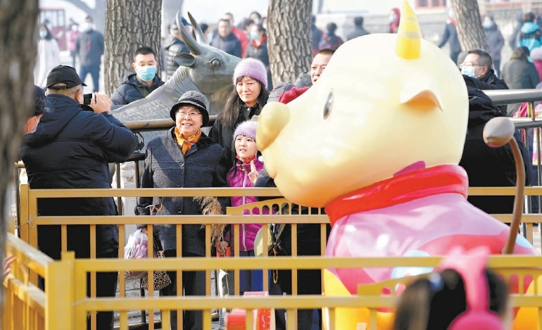 春节长假头两天 41万北京市民游园过大年