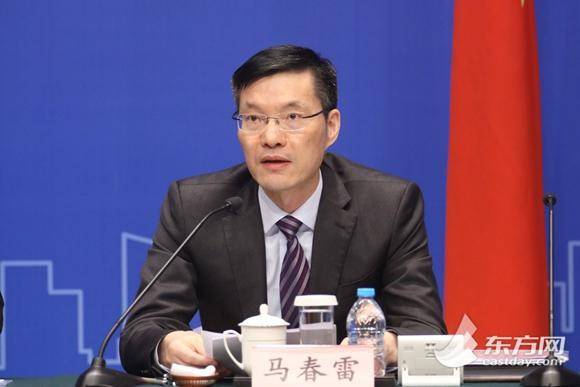 马春雷任上海市政府秘书长 不再担任发改委主任