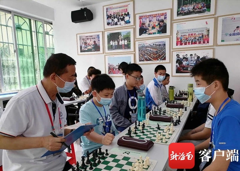 海南国际象棋在校园全面普及 已有50多万人会下国际象棋