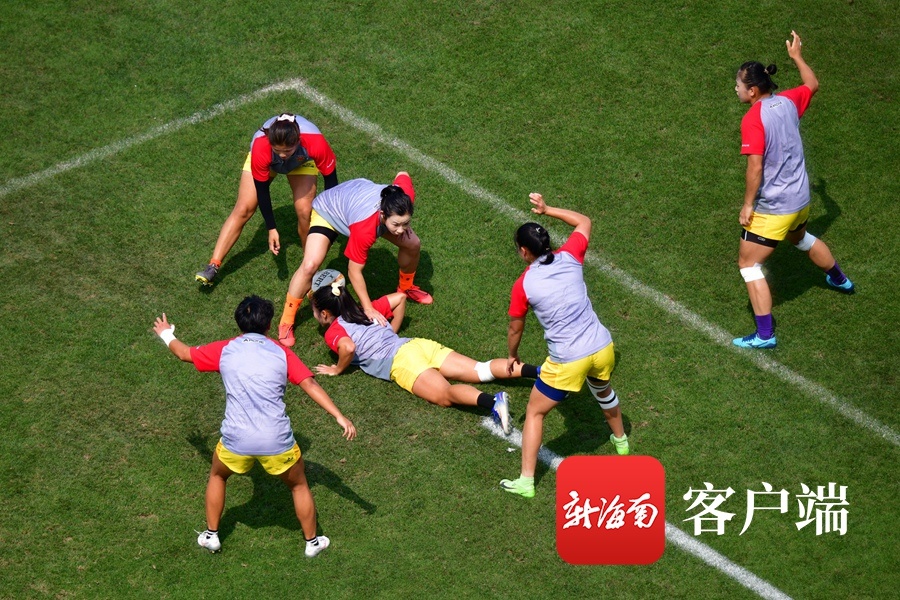 原创组图 | 中国女子橄榄球队海口集训备战东京奥运会