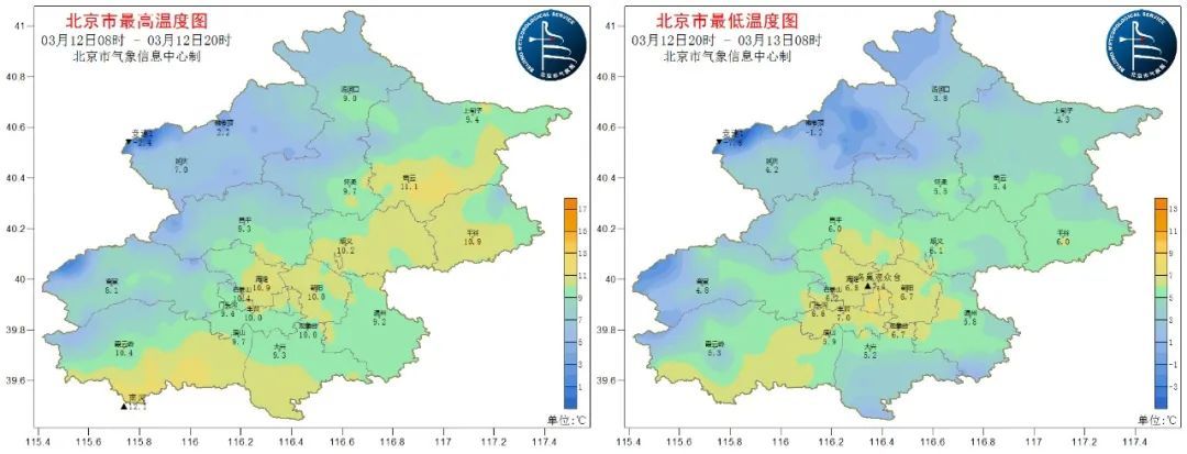 北京下午有轻度到中度霾，受冷空气影响，15日北风劲吹一天