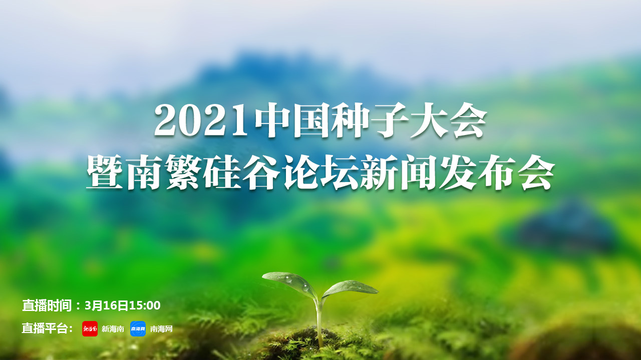 2021年中国种子大会暨南繁硅谷论坛将在三亚举行 2400多个品种长势正旺
