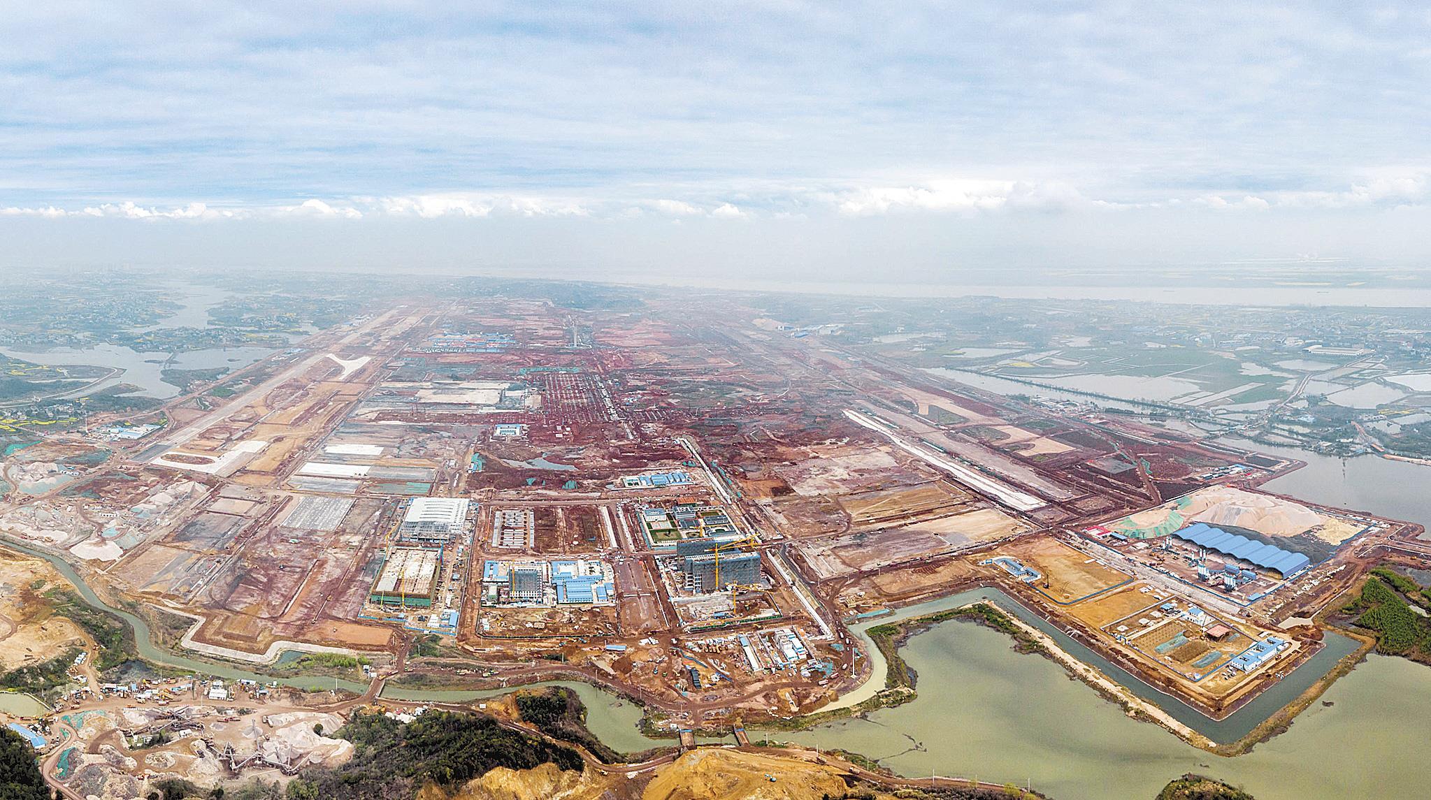 千方百计“挤”出来的11.89平方公里 ——鄂州花湖机场破解核心区用地难题