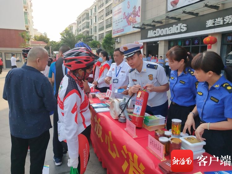 昌江消防救援大队开展“3·15”消防产品科普宣传活动