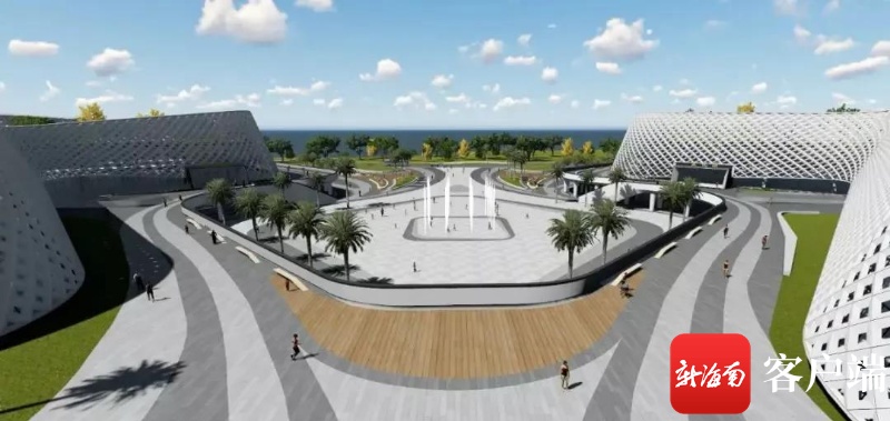 洋浦滨海文化广场将于3月底逐步启用