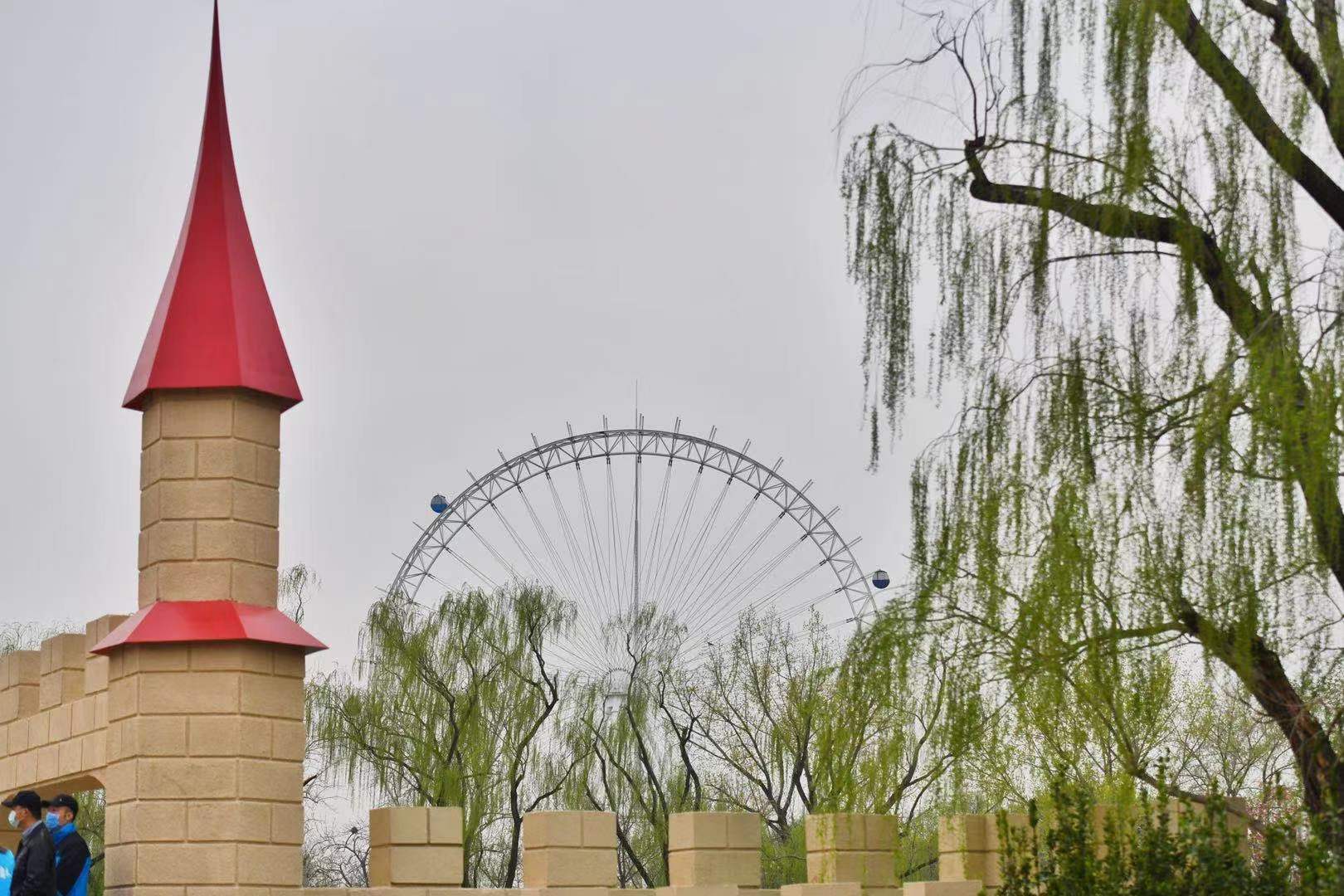 北京龙潭中湖公园7月开园 提前看看久违的摩天轮