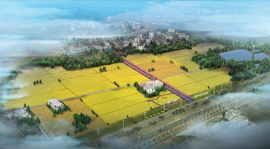 海口美兰区建设江东田园项目打造城市田园景观