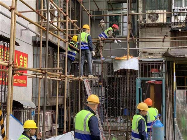 为老旧小区改造“释放空间”，武汉市再拆6.2万平方米违建