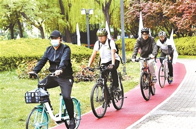 北京二环路全线自行车道6月底完成改造
