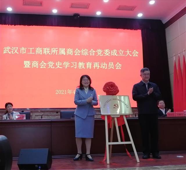 武汉市工商联所属商会综合党委揭牌成立