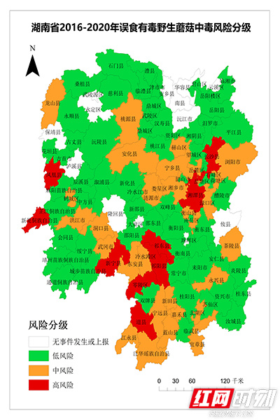 湖南发布全国首个野生蘑菇中毒风险地图 长沙县、湘潭县等被列为高风险区