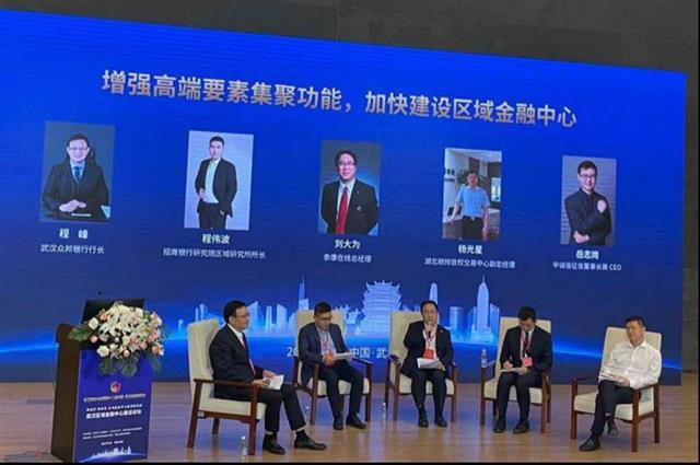 泰康在线CEO建言武汉区域金融中心建设