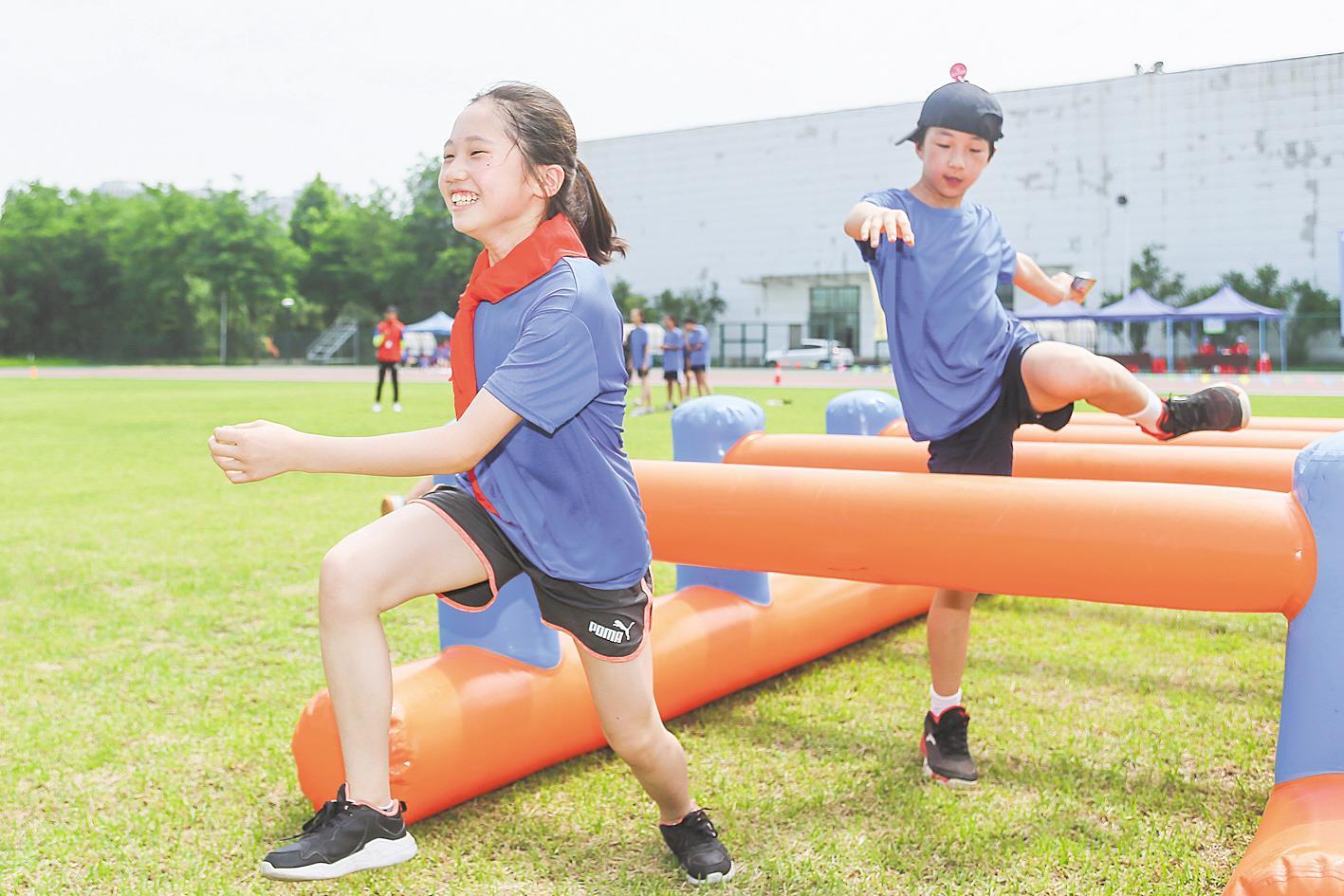 湖北省儿童青少年健身活动在省奥体举行