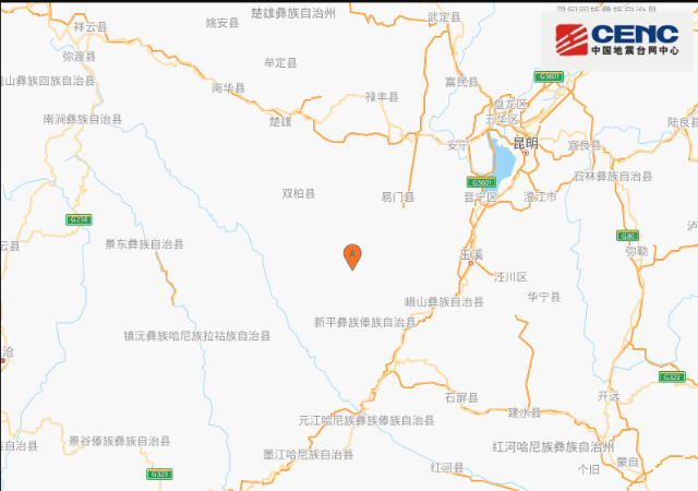 快讯：云南楚雄州双柏县附近发生5.0级左右地震