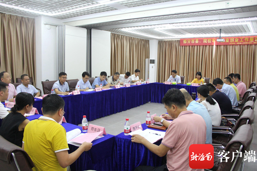 海南省人力资源开发局（海南省就业局）召开年中工作座谈会